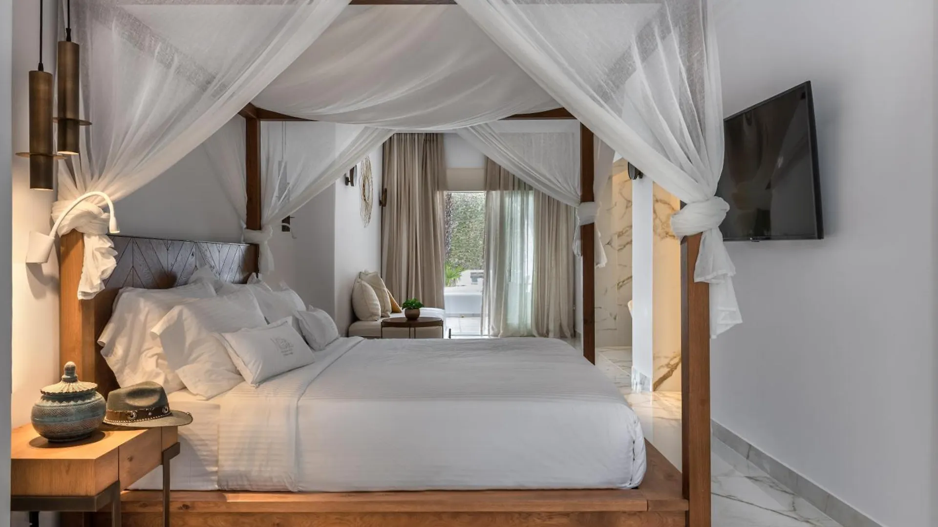 *****  Nissaki Boutique Hotel Platys Gialos  Grecja